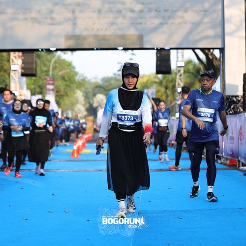Race photo from BOGORUN 2026