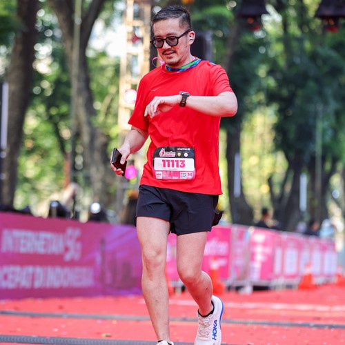 Race photo from SMARTFREN RUN 2026