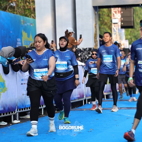 Race photo from BOGORUN 2026