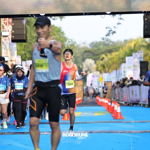 Race photo from BOGORUN 2026