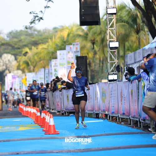 Race photo from BOGORUN 2026