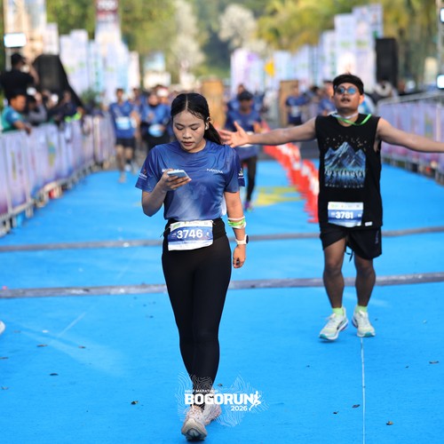 Race photo from BOGORUN 2026