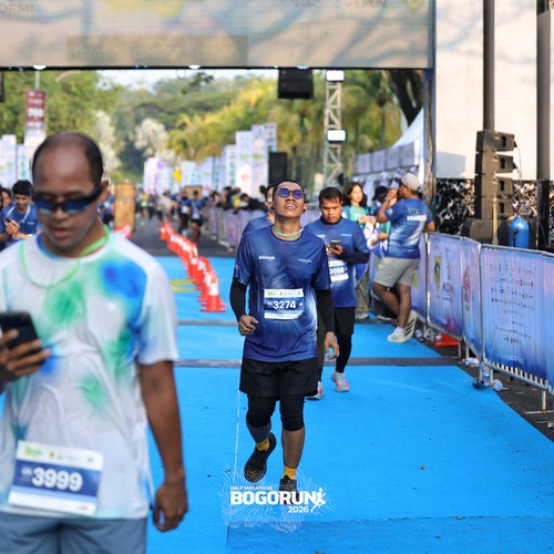 Race photo from BOGORUN 2026
