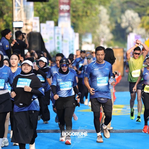 Race photo from BOGORUN 2026