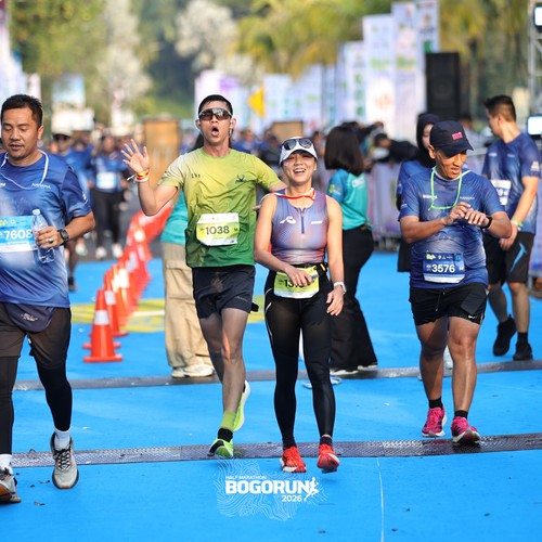 Race photo from BOGORUN 2026