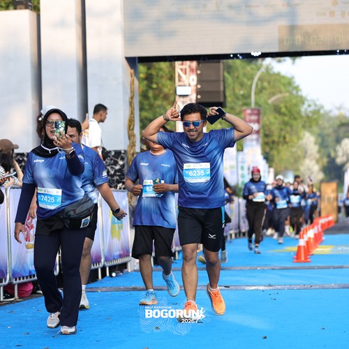 Race photo from BOGORUN 2026