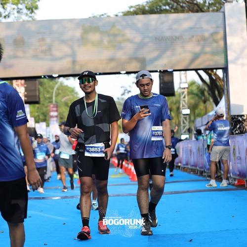 Race photo from BOGORUN 2026