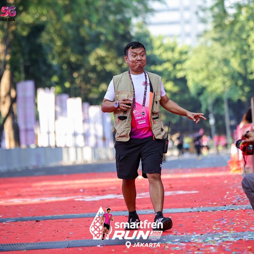 Race photo from SMARTFREN RUN 2026