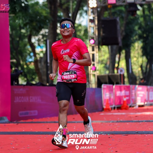 Race photo from SMARTFREN RUN 2026