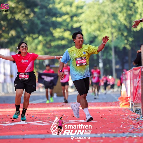 Race photo from SMARTFREN RUN 2026