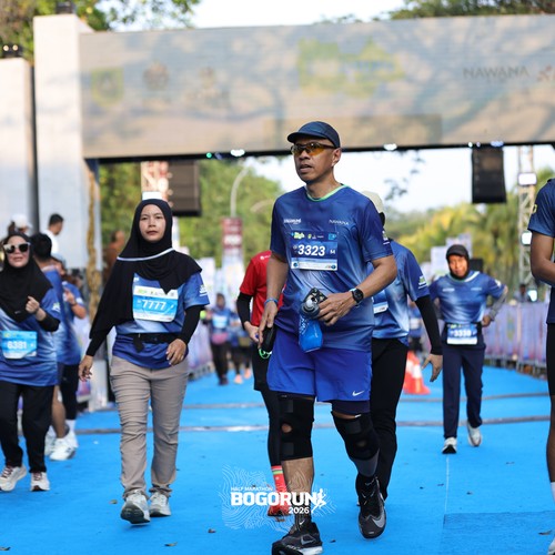 Race photo from BOGORUN 2026