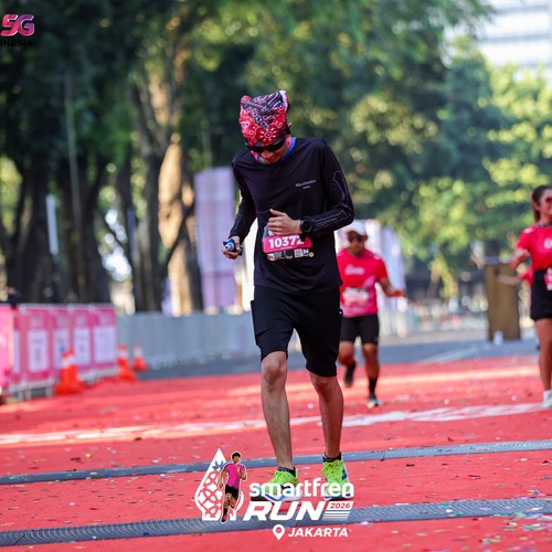 Race photo from SMARTFREN RUN 2026