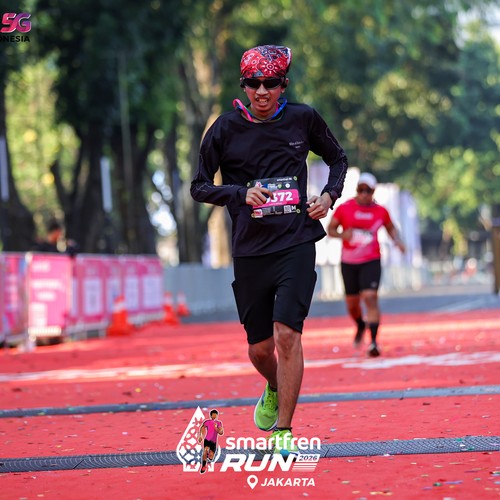 Race photo from SMARTFREN RUN 2026