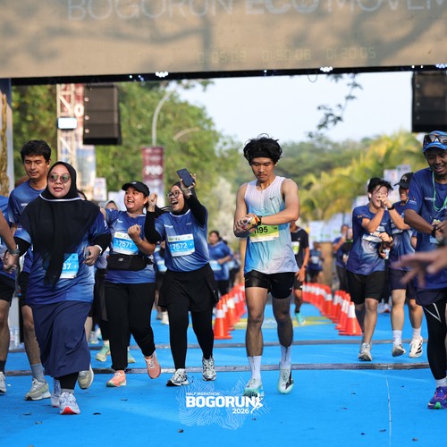 Race photo from BOGORUN 2026