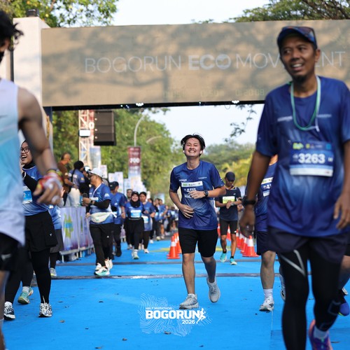 Race photo from BOGORUN 2026