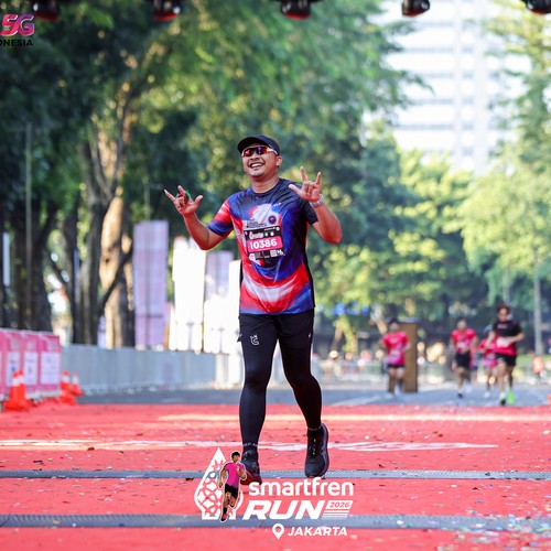 Race photo from SMARTFREN RUN 2026