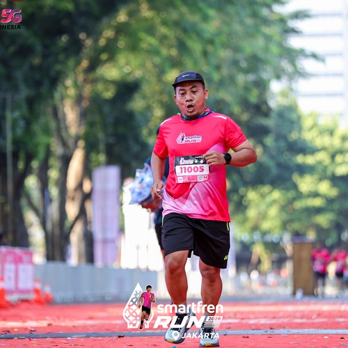 Race photo from SMARTFREN RUN 2026