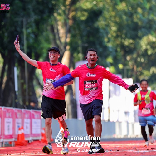 Race photo from SMARTFREN RUN 2026