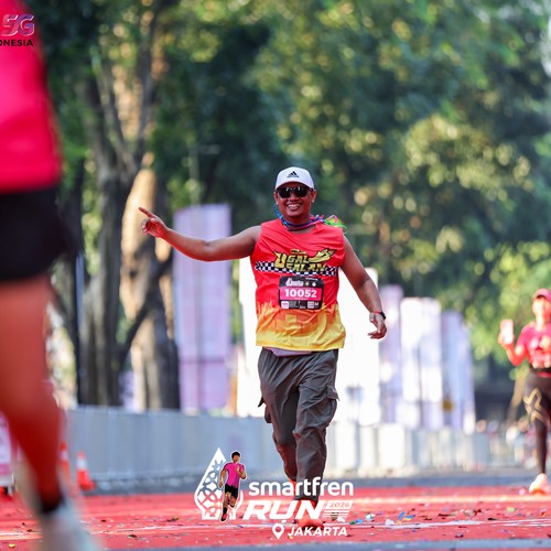 Race photo from SMARTFREN RUN 2026
