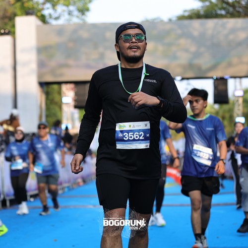 Race photo from BOGORUN 2026