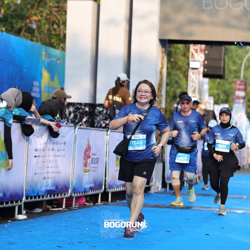 Race photo from BOGORUN 2026