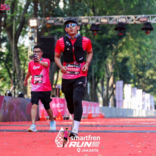 Race photo from SMARTFREN RUN 2026