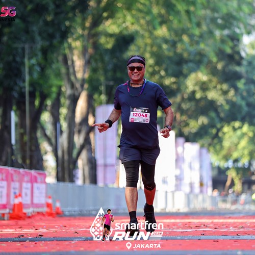 Race photo from SMARTFREN RUN 2026