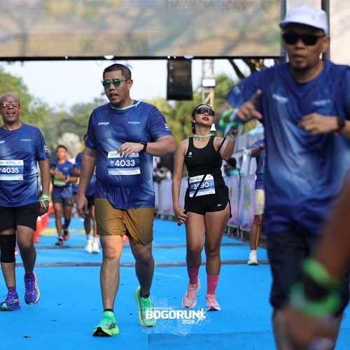 Race photo from BOGORUN 2026