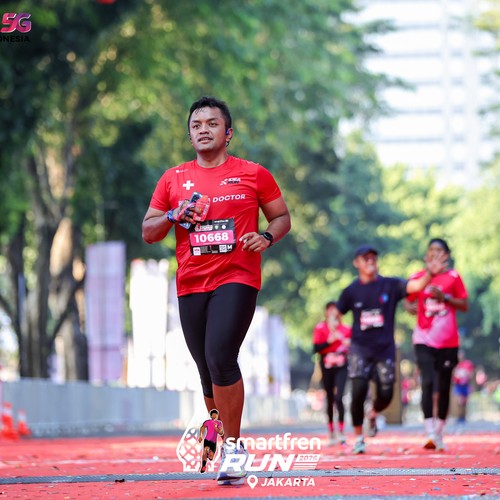 Race photo from SMARTFREN RUN 2026