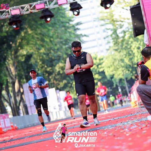 Race photo from SMARTFREN RUN 2026