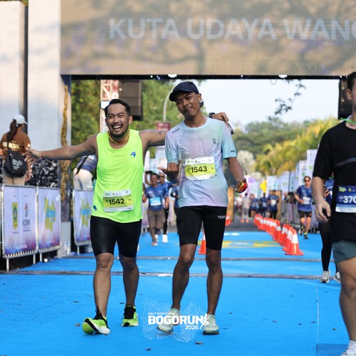 Race photo from BOGORUN 2026