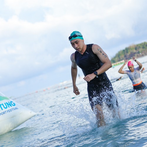 Race photo from Belitung Multisport Festival