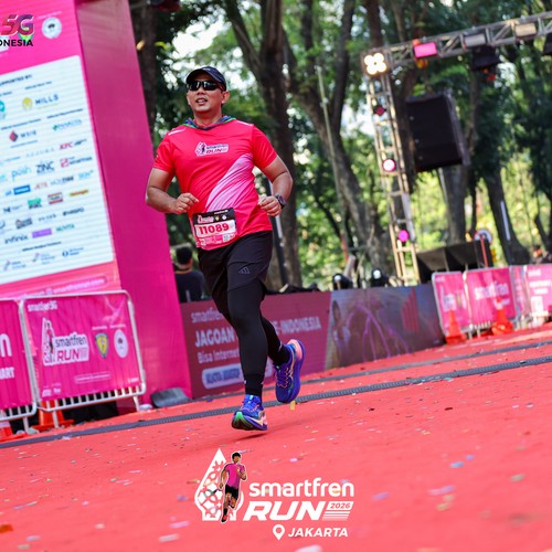 Race photo from SMARTFREN RUN 2026