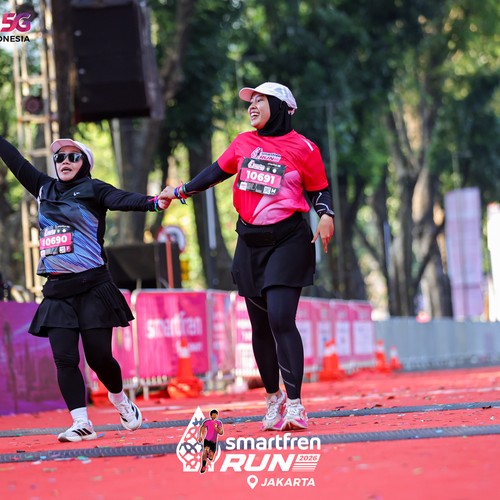 Race photo from SMARTFREN RUN 2026