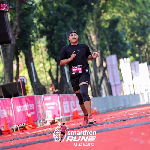 Race photo from SMARTFREN RUN 2026