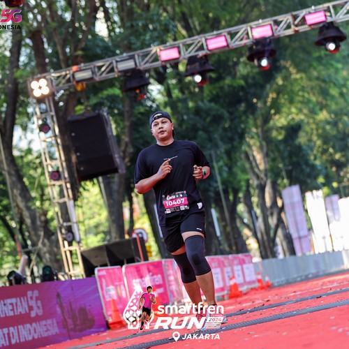Race photo from SMARTFREN RUN 2026