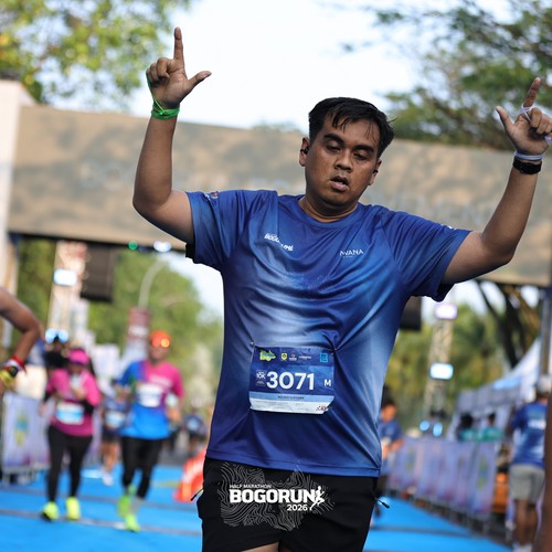 Race photo from BOGORUN 2026