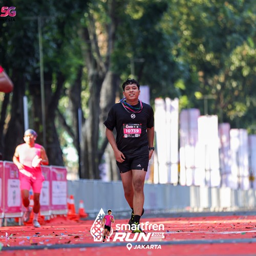 Race photo from SMARTFREN RUN 2026