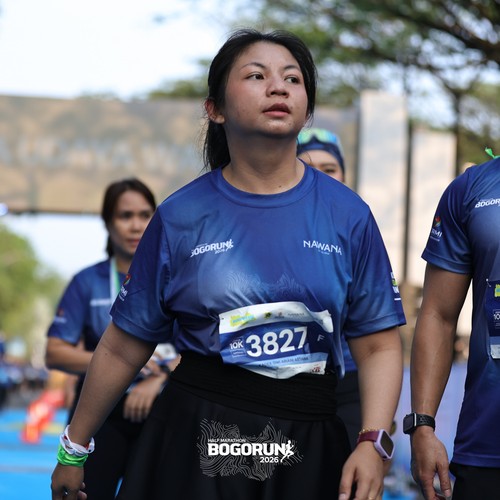 Race photo from BOGORUN 2026