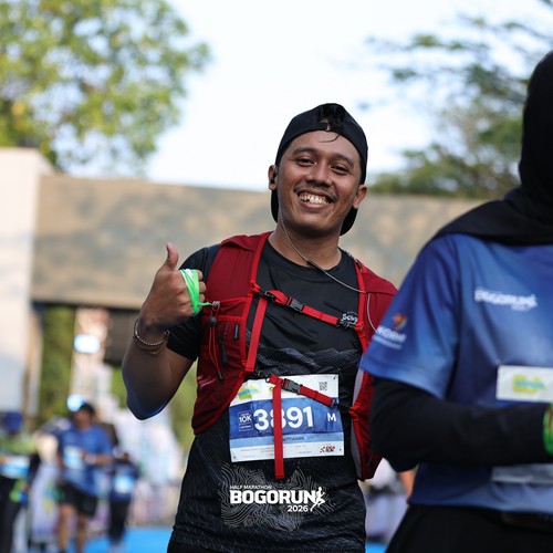 Race photo from BOGORUN 2026