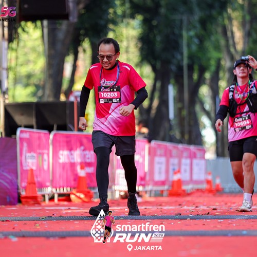Race photo from SMARTFREN RUN 2026