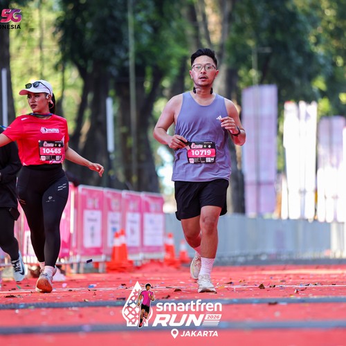 Race photo from SMARTFREN RUN 2026