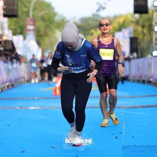 Race photo from BOGORUN 2026