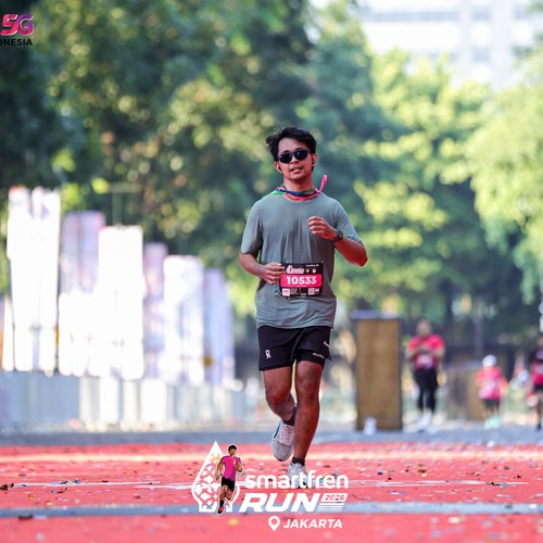 Race photo from SMARTFREN RUN 2026