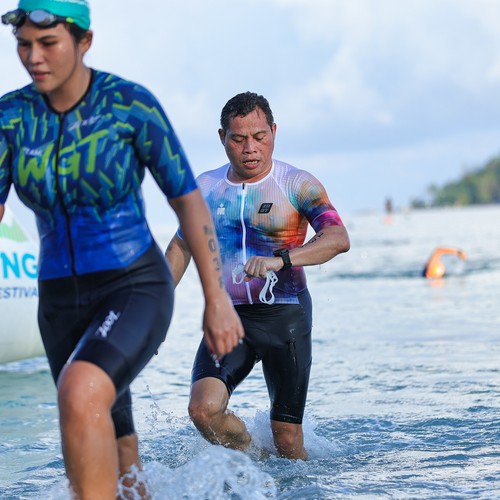 Race photo from Belitung Multisport Festival