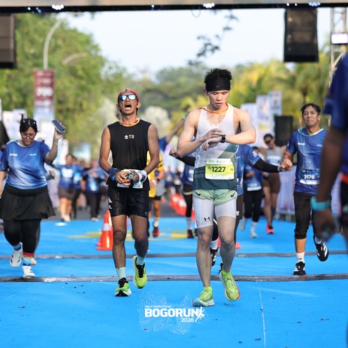 Race photo from BOGORUN 2026