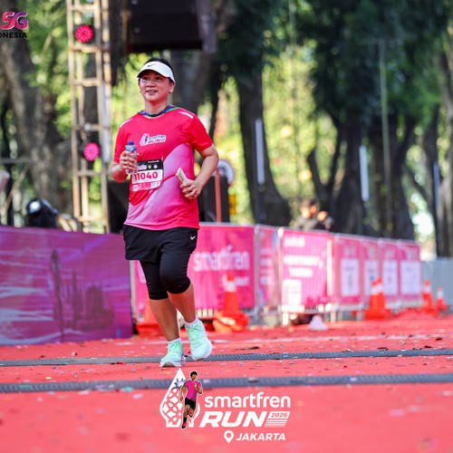 Race photo from SMARTFREN RUN 2026