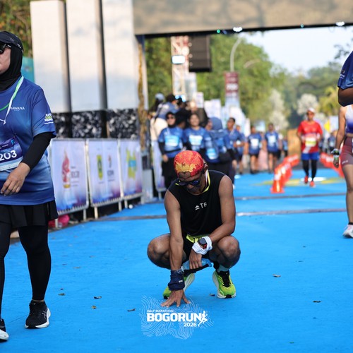 Race photo from BOGORUN 2026