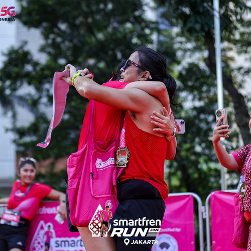 Race photo from SMARTFREN RUN 2026