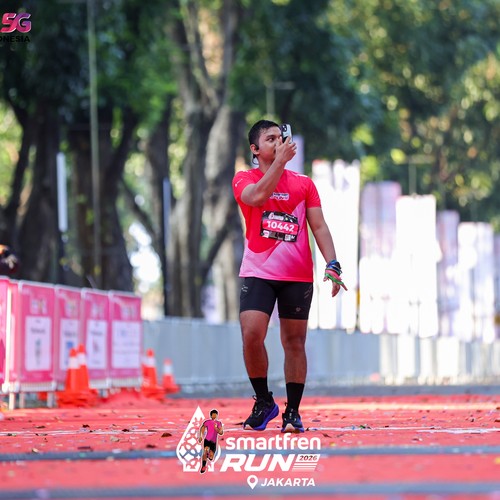 Race photo from SMARTFREN RUN 2026